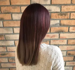 ロング カラー ヘアアレンジ 烏山 達也のヘアスタイル