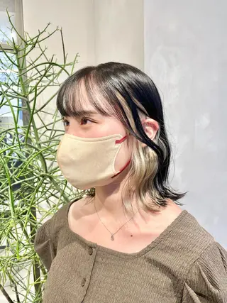ショート カラー ハイトーン×レイヤー ／遠藤将太のヘアスタイル