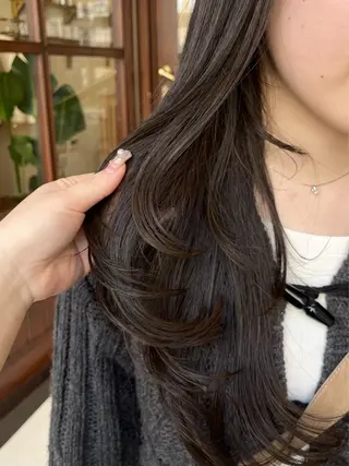 セミロング カラー Nidée 🎀 ayanoのヘアスタイル