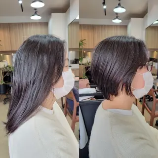 ショート 野村 果音(カノン)のヘアスタイル
