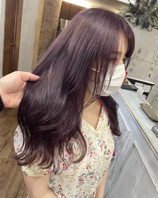 ミディアム カラー 遠藤 拓馬のヘアスタイル