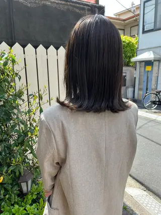 ミディアム カラー eri kinjoのヘアスタイル