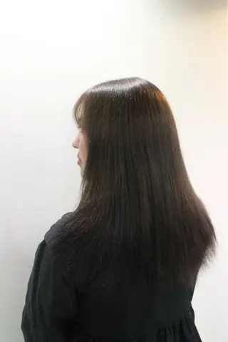 ロング カラー カーリーパーマ/ 透明ｶﾗｰ/MIKUのヘアスタイル