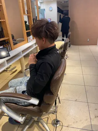メンズ 青山 光のヘアスタイル