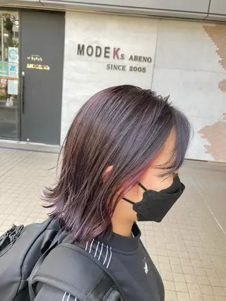 ミディアム カラー SHAFT Ieiriのヘアスタイル