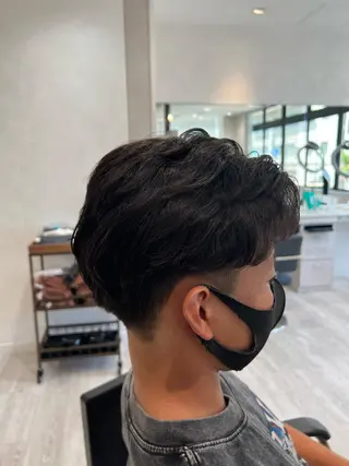 パーマ メンズ 瀬野凌介/メンズ カット/パーマのヘアスタイル