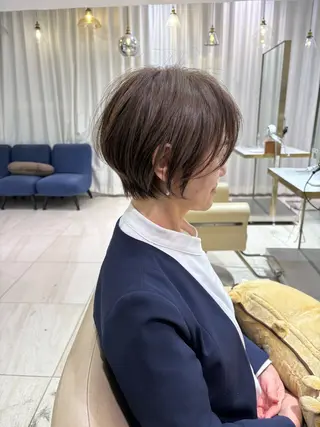 ショート 大人ショート特化/ カットモデル/表参道のヘアスタイル