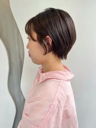 ショート カラー ボブ/透明感カラー /大宮/たぐち🥣のヘアスタイル