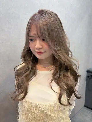 ロング カラー miharu‪‪/ ハイトーン/複雑履歴のヘアスタイル