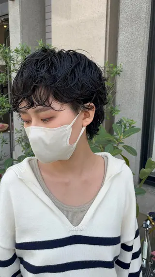 ショート 艶髪color💎髪 質改善ストレート大吉のヘアスタイル