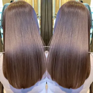 セミロング 比嘉 翼のヘアスタイル