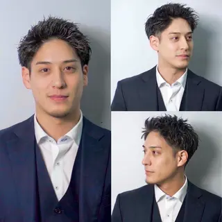 ショート ヒロ銀座barber shop神楽坂店所属・千葉 翔太のヘアスタイル