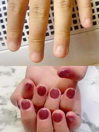 ロング カラー ネイル Q Free nailsのネイルデザイン