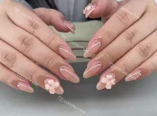 ネイル 神田 ココナッツのネイルデザイン