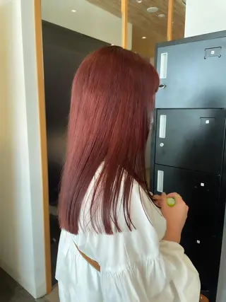 ミディアム カラー ヘアアレンジ アイブロウ ミニボブ/ブリーチ 🌈MISATOのヘアスタイル