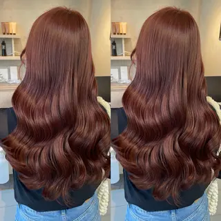 ロング カラー ブリーチなしカラー kana🐱のヘアスタイル