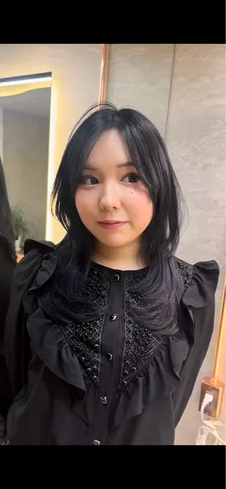 セミロング 久米 春輝のヘアスタイル