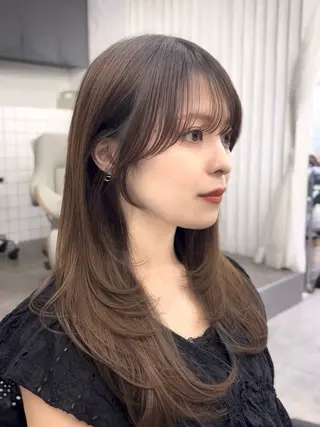 セミロング カラー パーマ ヘアアレンジ 韓国ヘア×2way 🇰🇷和知拓郎のヘアスタイル