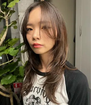 ロング ハッシュカット カシマハヤトのヘアスタイル