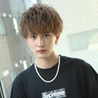 ショート カラー ヘアアレンジ メンズ 【メンズヘアの匠】 タニ 心斎橋 アメ村のヘアスタイル