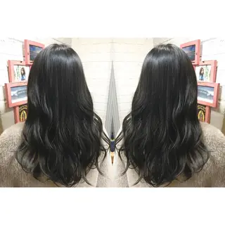 セミロング カラー メンズhair /こえびのヘアスタイル