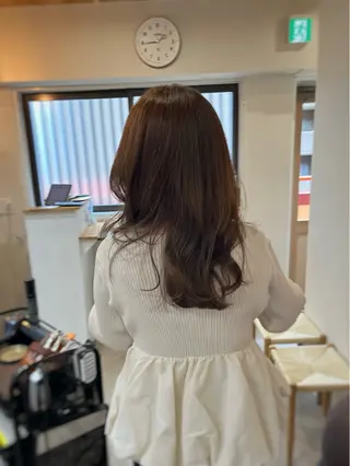カラー 下石怜子/レイヤー/ 透明感カラーのヘアスタイル