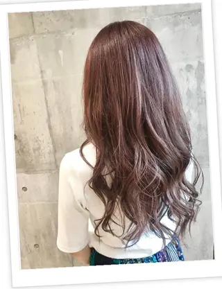ロング カラー パーマ ヘアアレンジ メンズ キッズ ネイル マツエク・マツパ EnBlesS西宮 マンツーマン神道有基のヘアスタイル