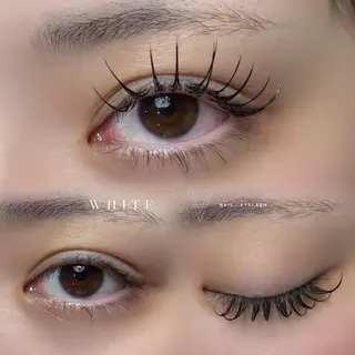 マツエク・マツパ Luna WHITEのマツエク・マツパデザイン