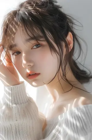 ミディアム ユウナ /難波/ 推し活美容師のヘアスタイル