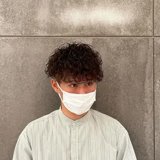 ショート パーマ メンズ 瀧野 翔吾【メンズ特化】のヘアスタイル