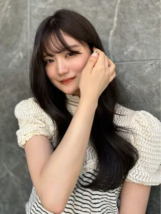 ロング カラー 森山 真衣香のヘアスタイル