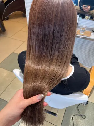 セミロング ☁️彦坂唯有/ 透明感カラー☁️のヘアスタイル