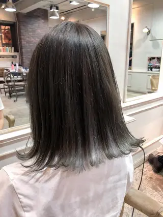 ミディアム 髪質改善/縮毛矯正/ トリートメント/庭田のヘアスタイル