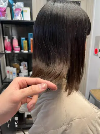 ミディアム 赤み消しカラー/ ナチュラル/トモキのヘアスタイル