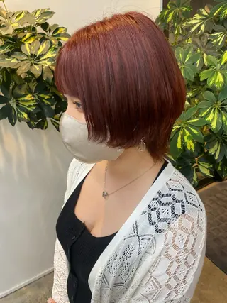 ショート カラー 🌼ハイライト透明感 🌼maiのヘアスタイル