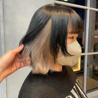 ミディアム 🫧艶髪/ブリーチ 🐳honami🫧のヘアスタイル