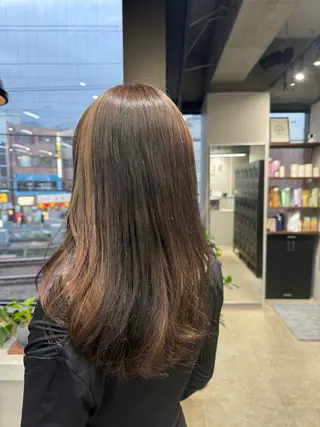 カラー ルシ🎨/ハイトーン デザイン/髪質改善のヘアスタイル