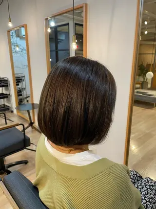 ミディアム 長瀬 友樹のヘアスタイル