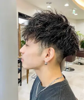 メンズ 尾前 了守のヘアスタイル