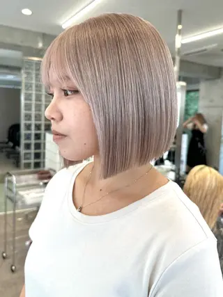 ショート ハイライト🌟/ ボブ/豊田のヘアスタイル