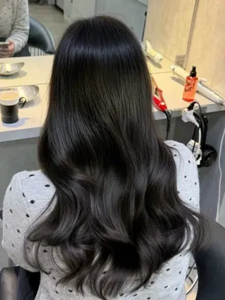 ロング カラー 透明感/ガーリー‎♡ ‪/ななみ🎀のヘアスタイル