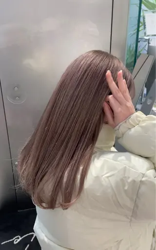 セミロング オノ テンタのヘアスタイル