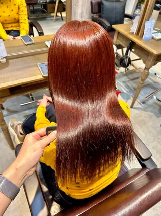 セミロング 🔴CURIO キュリオ/南船場🔴のヘアスタイル