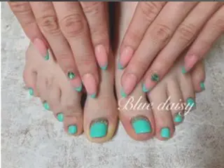 ネイル Blue daisy 栄本店のネイルデザイン