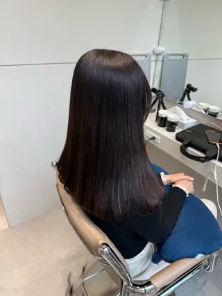 ロング 森本 シェビーのヘアスタイル