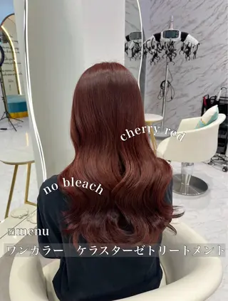 ロング カラー 𝑹𝒊𝒉𝒐🎀 名駅/大人韓国ヘアのヘアスタイル