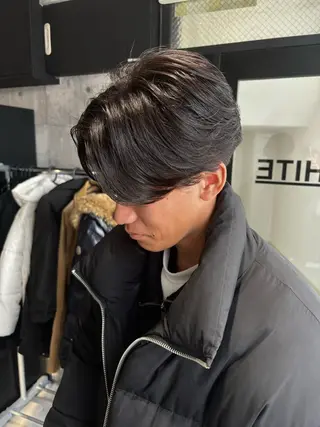 パーマ メンズ _WHITE / KENTOのヘアスタイル