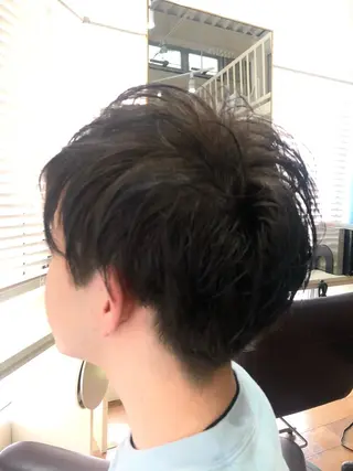 ショート カラー メンズ 嘉手納美容室 ルアナエヴァのヘアスタイル