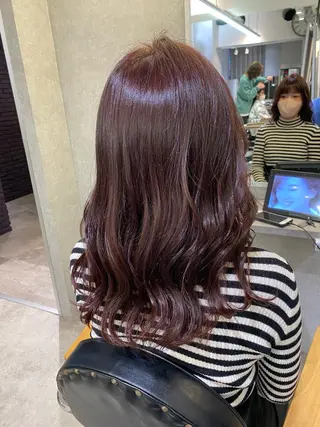 ミディアム カラー 田島 泰雅のヘアスタイル