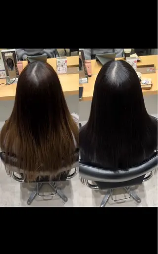 ミディアム カラー 髪質改善ヘアケア 艶髪特化/上田のヘアスタイル
